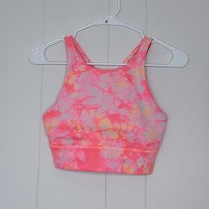 Lululemon Energy Bra High Neck Long Line Shibori - Size 6